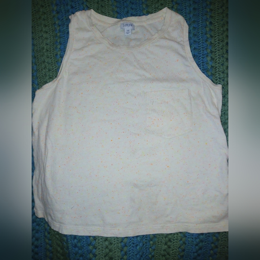 J Crew Speckled Tank Size XS